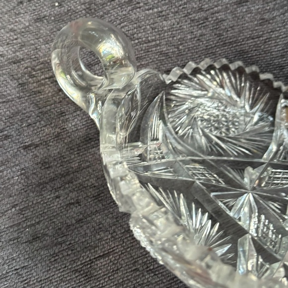 Beautiful antique cut glass bowl - Picture 5 of 5